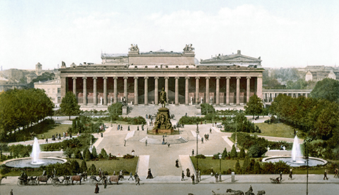 1890～1905年頃の旧博物館(Altes Museum)