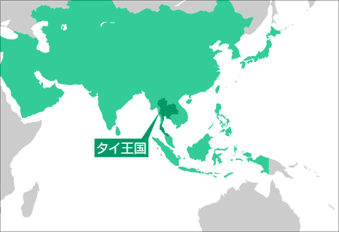 タイの位置